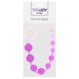 Bile Anale Thai Toy Beads Mov cu Mărimi Progresive