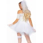 Costum Mireasă Leg Avenue Alb M-L