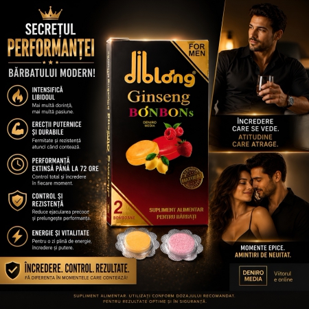 Bomboane Afrodisiace Diblong cu Ginseng pentru Erecție