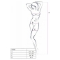 Catsuit Passion BS075 Negru S-L