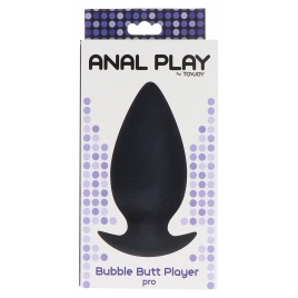 Dop Anal Bubble Player Pro pentru Plăcere Anală Negru
