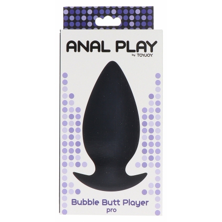 Dop Anal Bubble Player Pro pentru Plăcere Anală Negru