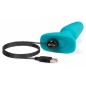 B-Vibe Vibrating Plug Albastru