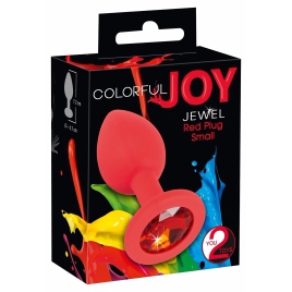 Dop Anal Colorful Joy Jewel din Silicon pentru Începători