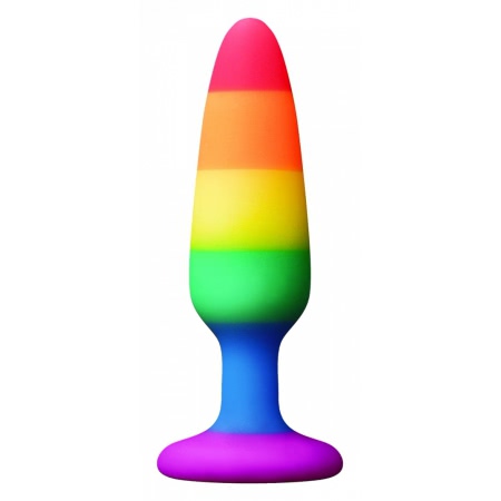 Butt Plug Pleasure Rainbow Small Multicolor