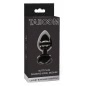 Anal Plug With Diamond Jewel M Negru