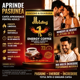 Cafea Afrodisiacă Instant Cu Ginseng Și Guarana 10g