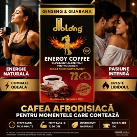 Cafea Afrodisiacă Instant Cu Ginseng Și Guarana 10g