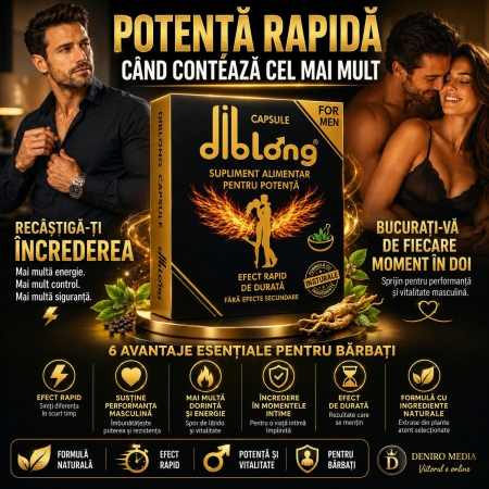 Capsule Diblong Premium pentru Potență și Erecție 2buc