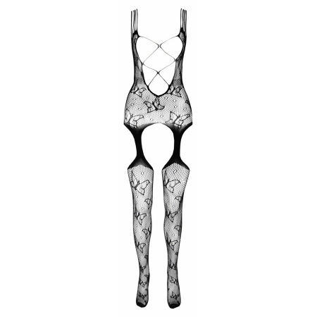 Catsuit Passion BS075 Negru S-L