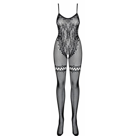 Catsuit Plasa Obsessive F213 Negru XL-2XL