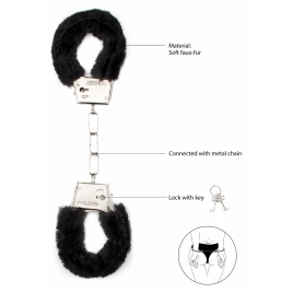 Cătușe cu Blăniță Furry Fun cu Buton de Eliberare