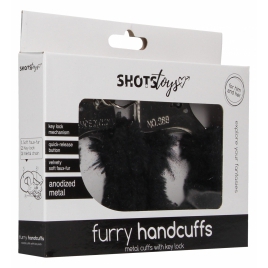 Cătușe cu Blăniță Furry Fun cu Buton de Eliberare
