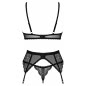 Set 3 Piese Obsessive Chemeris Negru M-L