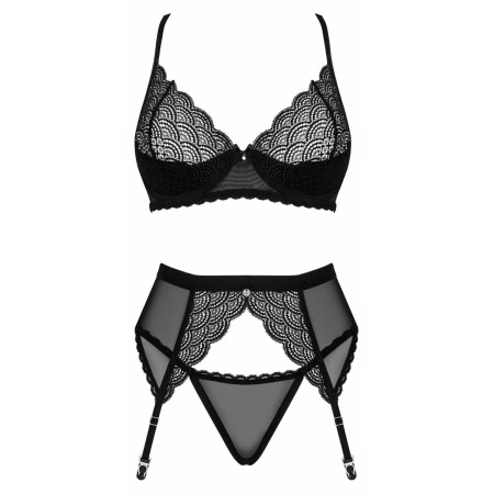 Set 3 Piese Obsessive Chemeris Negru M-L