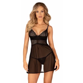 Babydoll Obsessive Chemeris Negru
