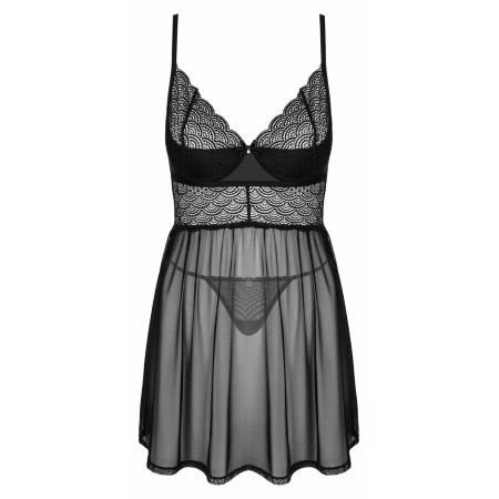 Babydoll Obsessive Chemeris Negru M-L