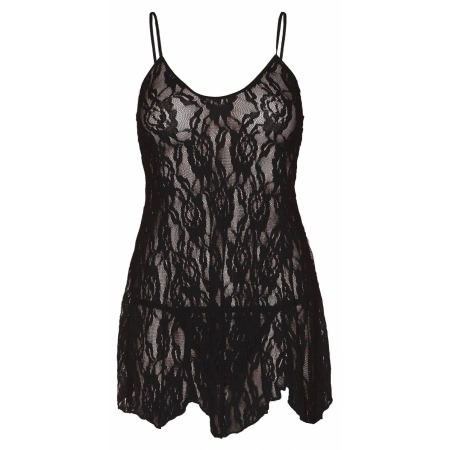 Chemise Leg Avenue Rose Lace Flair Negru XS-L