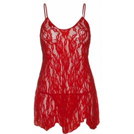 Chemise Leg Avenue Rose Lace Flair Roșu pe xBazar