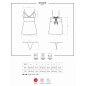 Chemise Obsessive 817-CHE Negru S-M
