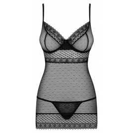 Chemise Obsessive 817-CHE Negru pe xBazar
