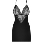 Chemise Obsessive 828-CHE Negru L-XL