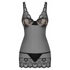 Chemise Obsessive 853-CHE Negru pe xBazar