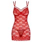 Chemise Obsessive 860-CHE Rosu L-XL