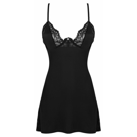 Chemise Obsessive Bellastia Negru XS-S