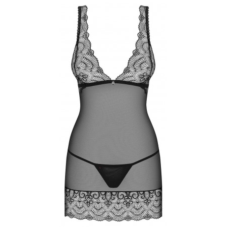 Chemise Obsessive Firella Negru S-M