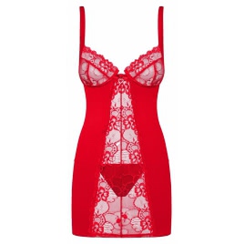 Chemise Obsessive Heartina Rosu pe xBazar