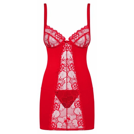 Chemise Obsessive Heartina Rosu L-XL