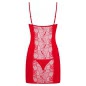 Chemise Obsessive Heartina Rosu 2XL