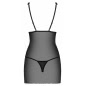 Chemise Obsessive Lucita Negru S-M