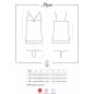 Chemise Obsessive Miamor Negru L-XL