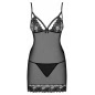 Chemise Obsessive Wonderia Negru L-XL