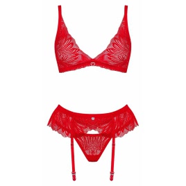 Set Obsessive Chilisa 3 Piese Rosu pe xBazar