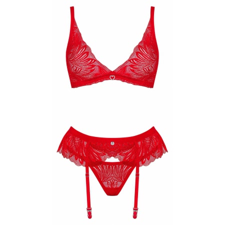 Set Obsessive Chilisa 3 Piese Rosu XS-S