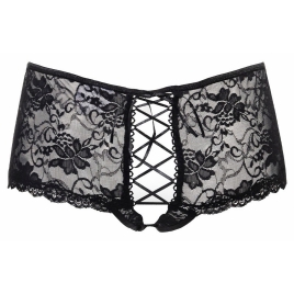 Chilot Negru Cu Benzi Decorative Spate pe xBazar