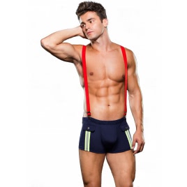 Chilot Fireman Trunk Suspenders Negru pe xBazar