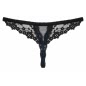 Chilot Decupat Obsessive Letica Negru L-XL