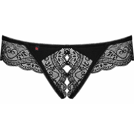 Chilot Decupat Obsessive Miamor Negru L-XL