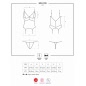 Corset Alb Elegant Obsessive 810-COR L-XL