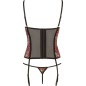 Corset Cottelli Collection Corsage Set Negru L