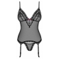 Corset Obsessive 820-COR Negru L-XL