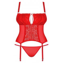 Corset Obsessive Blossmina Roșu pe xBazar