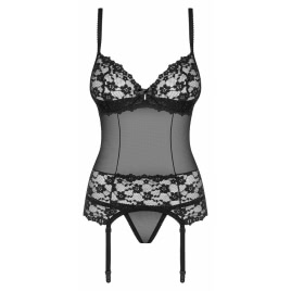 Corset Obsessive Letica Negru pe xBazar