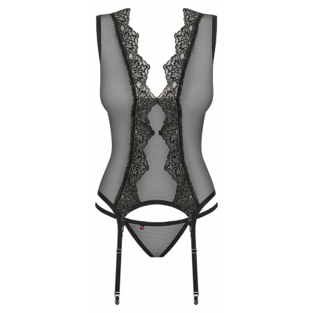 Corset Obsessive Meshlove Negru S-M