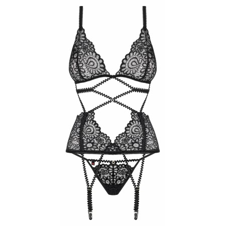 Corset Obsessive Mixty Negru L-XL