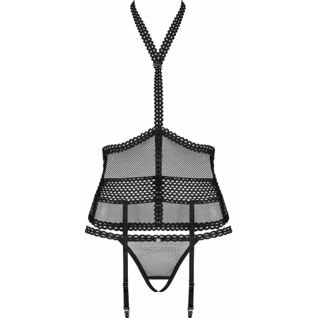 Corset Obsessive Strapelie Negru L-XL